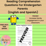 Comprehension Questions for Kindergarten Parents Bilingual