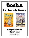Reading Comprehension Questions for Socks by Beverly Cleary