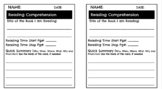 Reading Comprehension Quick Check-In Card
