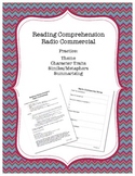 Reading Comprehension Radio Commercial