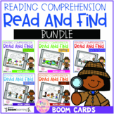 Reading Comprehension – Read and Find Bundle (Boom Cards™)