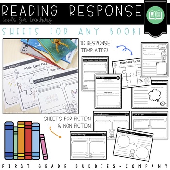 Preview of Reading Response Comprehension Sheets to Use With ANY BOOK