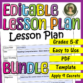 Reading Comprehension & Research Skills : Editable Lesson 