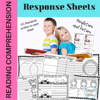 Preview of Reading Comprehension | Response Sheets | Reading Standards | First Grade