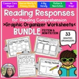 Reading Comprehension Responses | Graphic Organizer BUNDLE