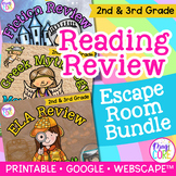 Reading Comprehension Review Escape Room Bundle 2nd 3rd Pr