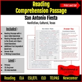 Reading Comprehension - San Antonio Fiesta