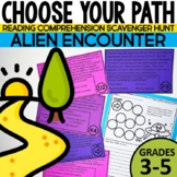 Reading Comprehension Scavenger Hunt: Alien Encounter Choo