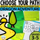 Reading Comprehension Scavenger Hunt: Dragon Adventure | C