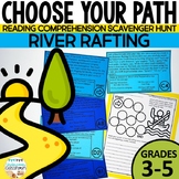 Reading Comprehension Scavenger Hunt: River Rafting Choose