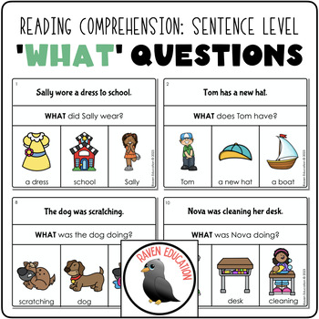 Sentence Level Reading Comprehension | Science of Reading