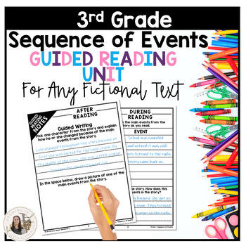 Preview of Reading Comprehension | Sequence of Events Activities | Guided Reading 3rd Grade
