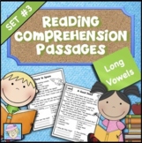 Reading Comprehension Passages and Questions First Second 