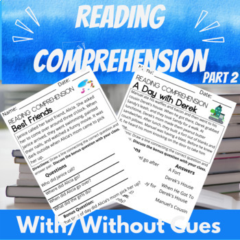 Preview of Reading Comprehension Short Stories 1st to 3rd Speech Therapy Pt 2 Google™Slides