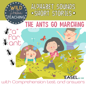 Preview of Reading Comprehension Short Stories - Alphabet Sounds