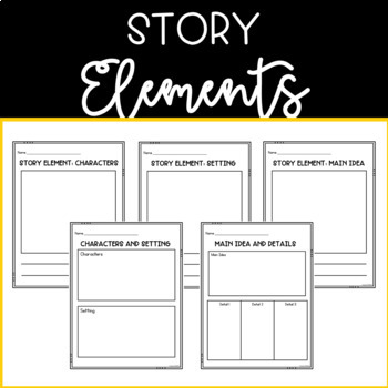 Reading Comprehension | Simple Graphic Organizers by Jessica Mattes