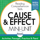 Cause and Effect Reading Comprehension Passages & Activiti