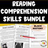 Reading Comprehension Skills Black History  & Black Role M