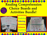 Reading Comprehension Skills Choice Boards and Activities Bundle!