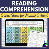 Reading Comprehension Skills Game Show Review | ELA Test Prep