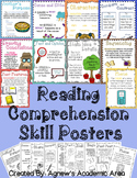 Reading Comprehension Skills Posters: COLOR AND BLACK AND 