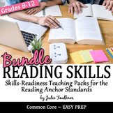 Reading Comprehension Skills Teaching Units, BUNDLE of Lessons
