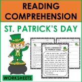 Reading Comprehension: St. Patrick's Day WORKSHEETS