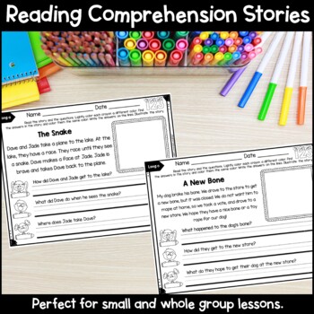 Reading Prehension Stories Phonics Edition