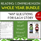 Reading Comprehension "WH" Questions (w/digital option)-1s