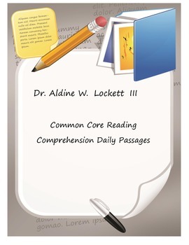 Preview of Reading Comprehension Stories and Worksheets aligned to Common Core Standards