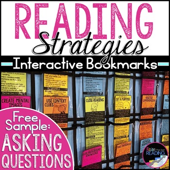 Preview of Reading Comprehension Strategies: Asking Questions FREE Reading Bookmark