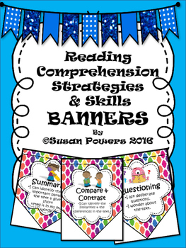 Preview of Reading Comprehension Strategies Bunting and Activtities