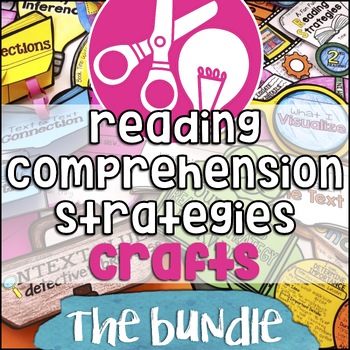 Preview of Reading Comprehension Strategies Crafts, Reading Response Activities Bundle