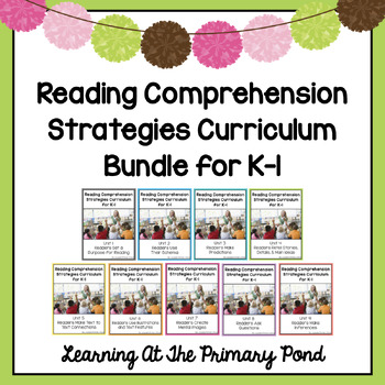 Preview of Reading Comprehension Strategies Curriculum for Kindergarten and First Grade