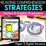 Paper and Digital Reading Comprehension Strategies Graphic