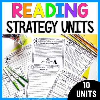 Preview of Reading Comprehension - Reading Strategies -  Reading Comprehension Strategies
