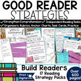 Reading Comprehension Strategies Posters Activities Fictio