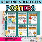Reading Comprehension Strategies Posters Anchor Charts for