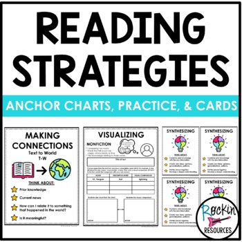 Preview of Reading Comprehension Strategies, Reading Strategies Posters