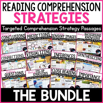Preview of Reading Comprehension Strategies Reading Passages and Comprehension Questions