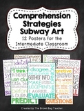 Reading Comprehension Strategies Subway Art Posters {12 Posters}