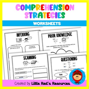 Preview of Reading Comprehension Strategies - Worksheets