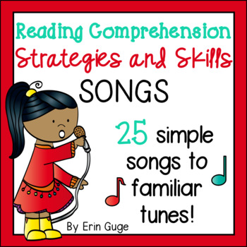Preview of Reading Comprehension Strategies and Skills Songs | Posters, MP3's, & PowerPoint