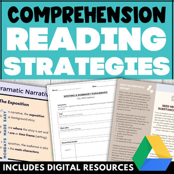 Preview of Reading Comprehension Strategies for Middle and High School - OLC4O, OSSLT, OLC