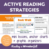 Active Reading Strategies - mini lessons, anchor charts & 