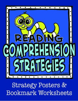 Preview of Reading Comprehension Strategies  (posters and worksheet bookmarks)