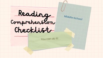 Preview of Reading Comprehension Strategies, tips, presentation