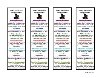 Preview of Reading Comprehension Strategy Bookmarks