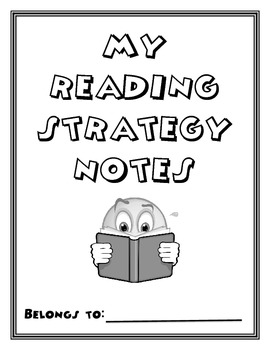 Preview of Reading Comprehension Strategy Notes Packet