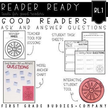 Preview of Reading Comprehension Strategy Pack for RL.1 {Ask and Answer Questions}